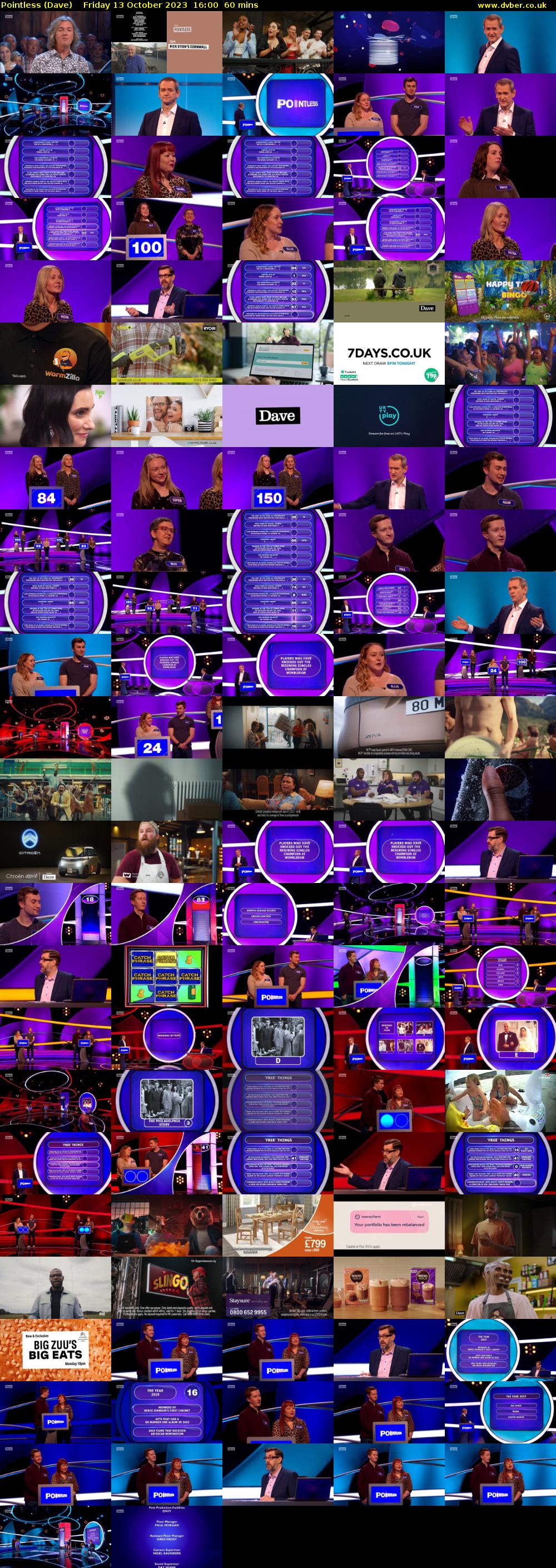 Pointless (Dave) Friday 13 October 2023 16:00 - 17:00