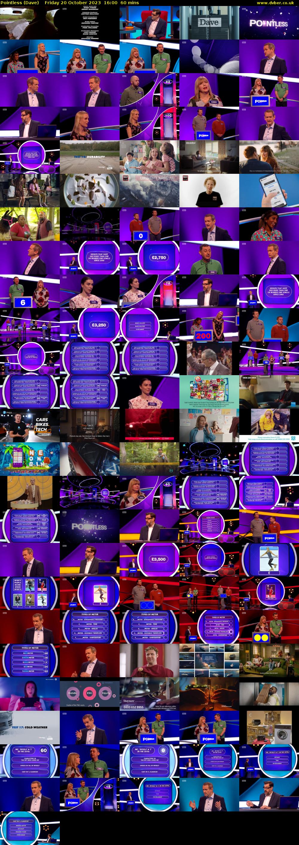 Pointless (Dave) Friday 20 October 2023 16:00 - 17:00