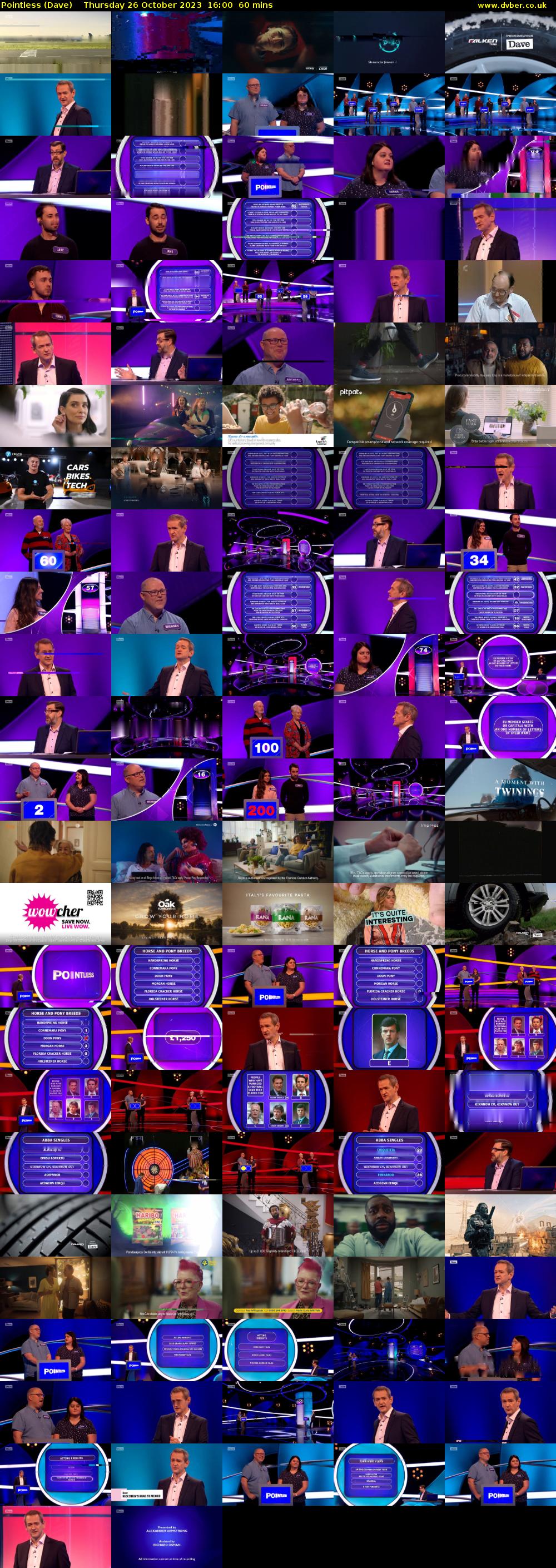 Pointless (Dave) Thursday 26 October 2023 16:00 - 17:00