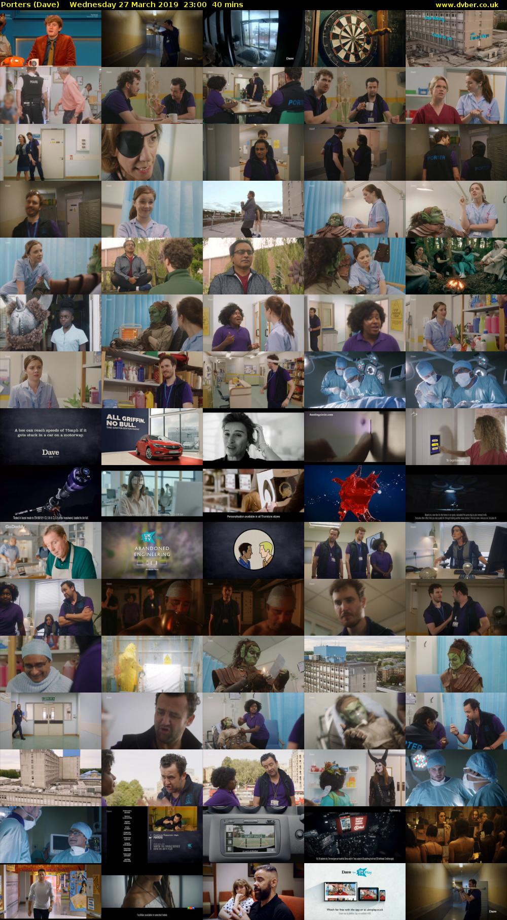 Porters (Dave) Wednesday 27 March 2019 23:00 - 23:40