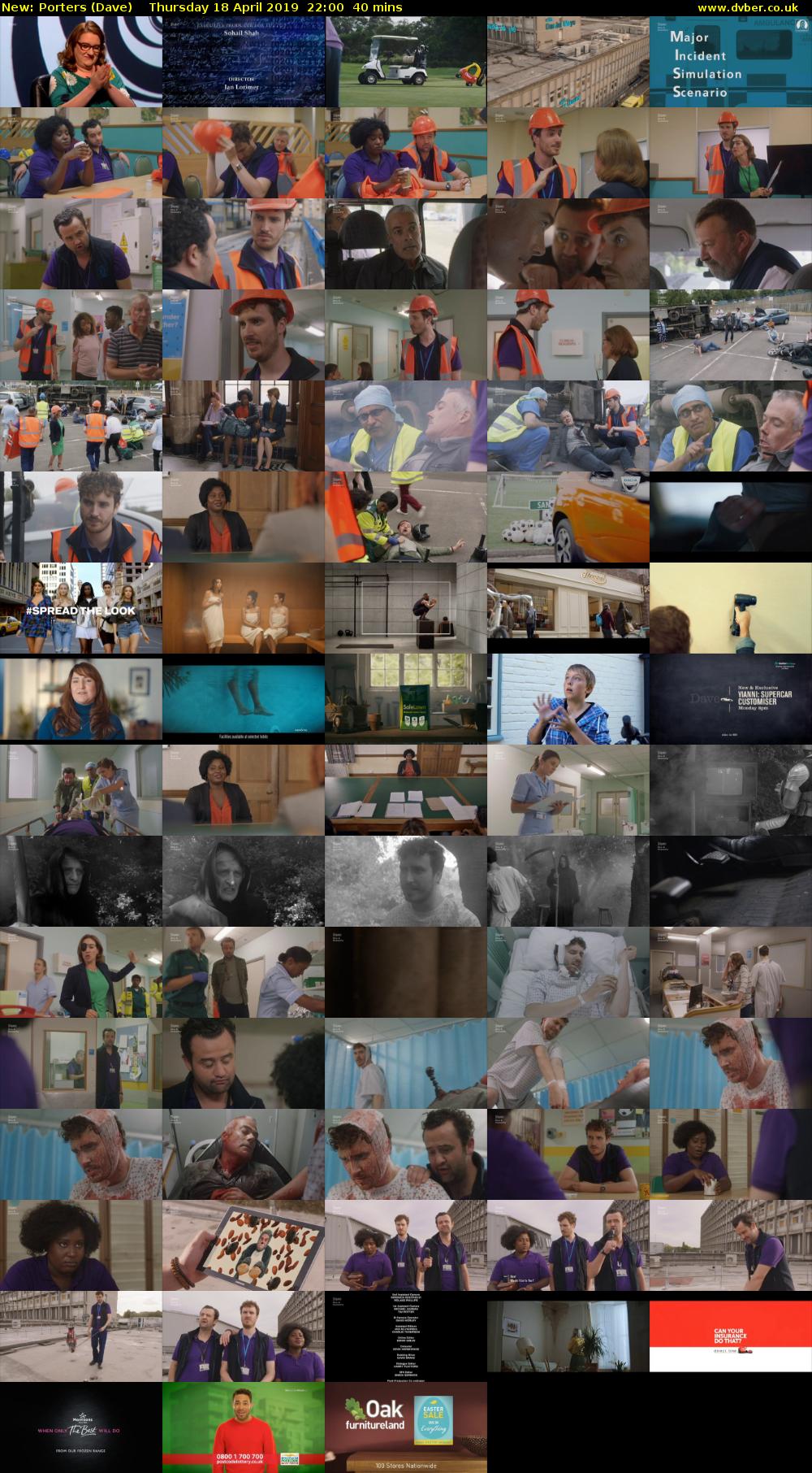 Porters (Dave) Thursday 18 April 2019 22:00 - 22:40