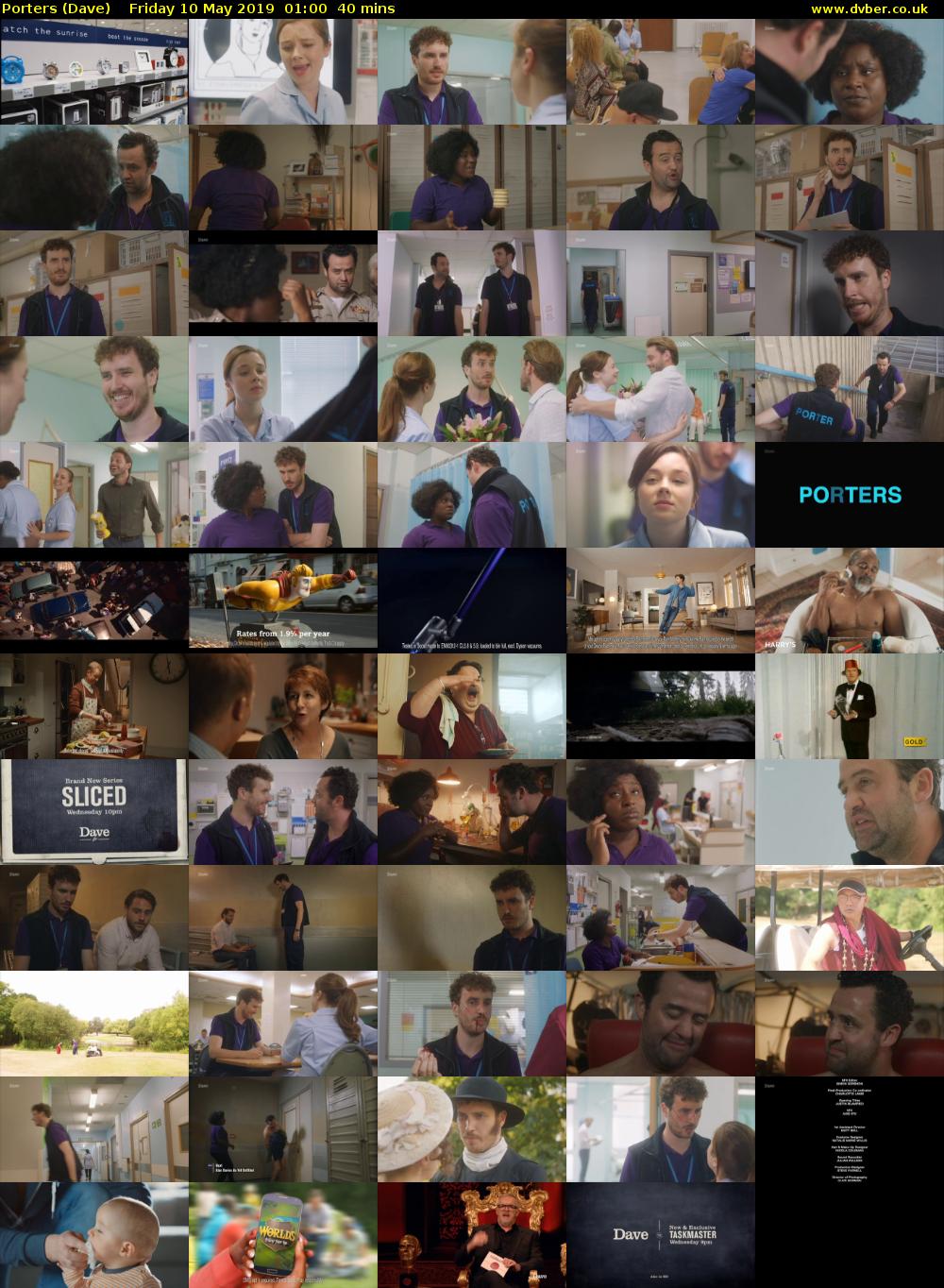 Porters (Dave) Friday 10 May 2019 01:00 - 01:40