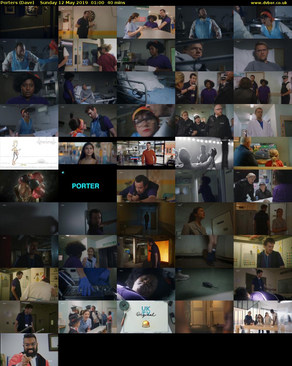 Porters (Dave) Sunday 12 May 2019 01:00 - 01:40