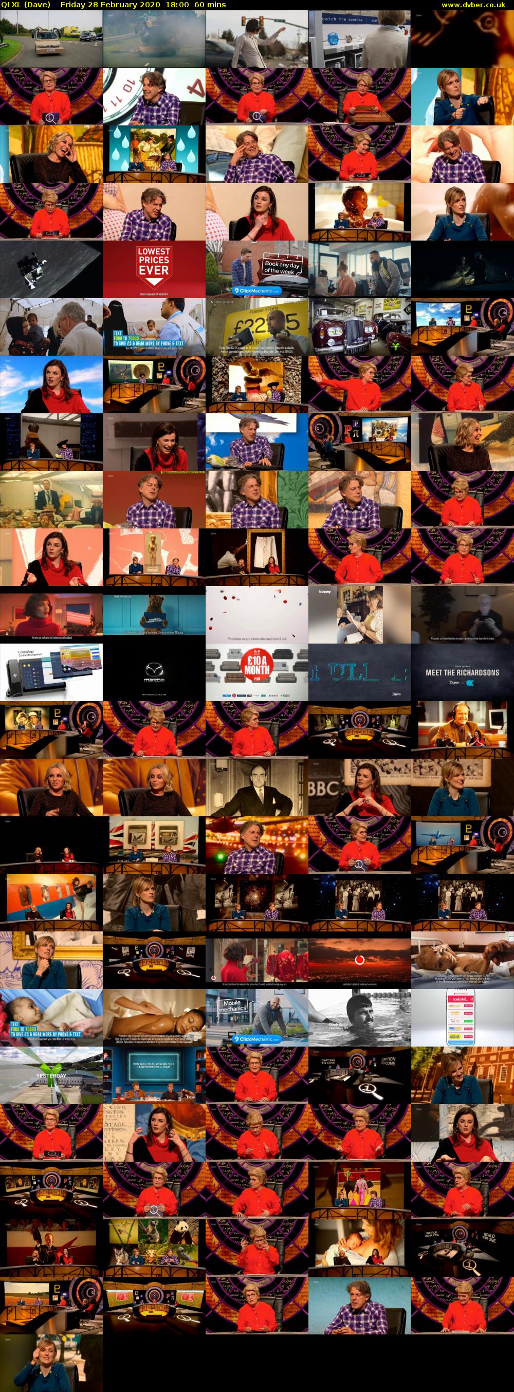 QI XL (Dave) Friday 28 February 2020 18:00 - 19:00