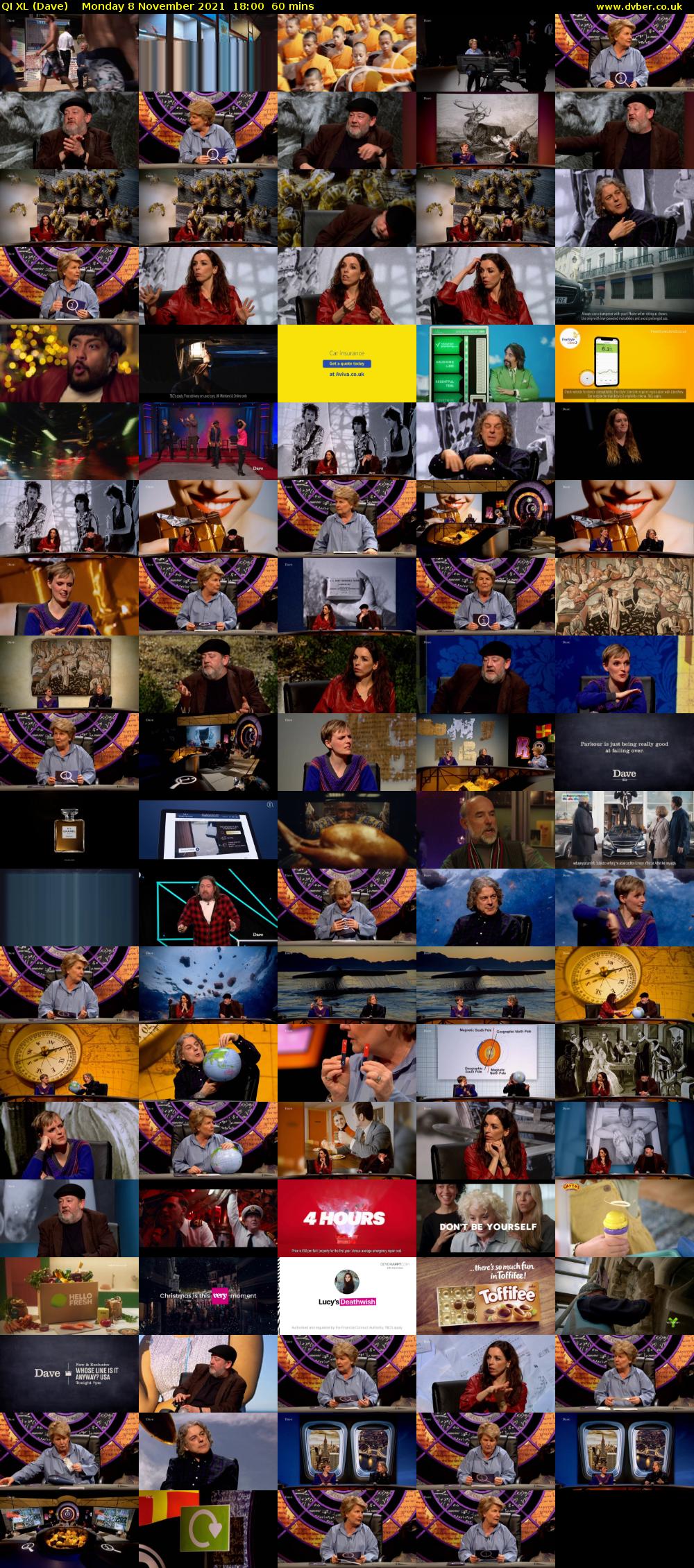 QI XL (Dave) Monday 8 November 2021 18:00 - 19:00