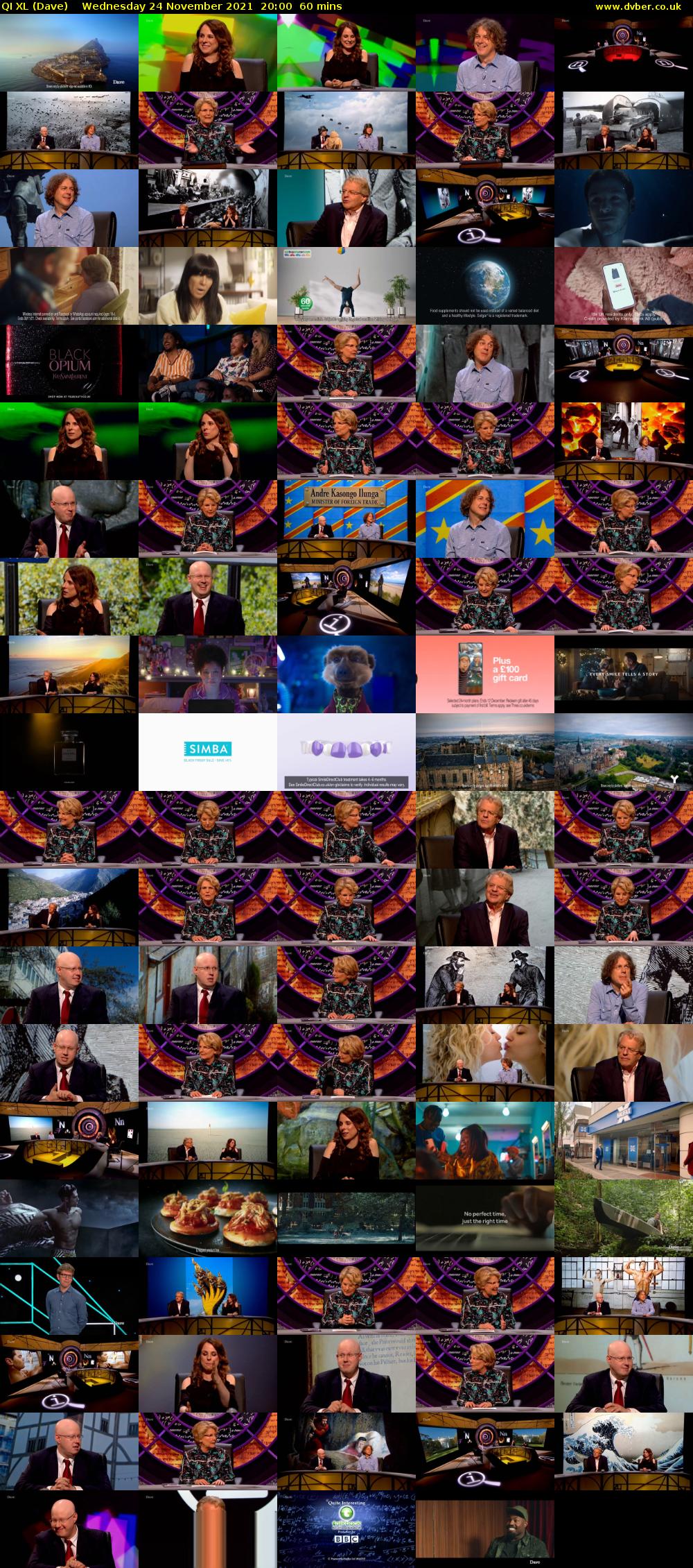 QI XL (Dave) Wednesday 24 November 2021 20:00 - 21:00