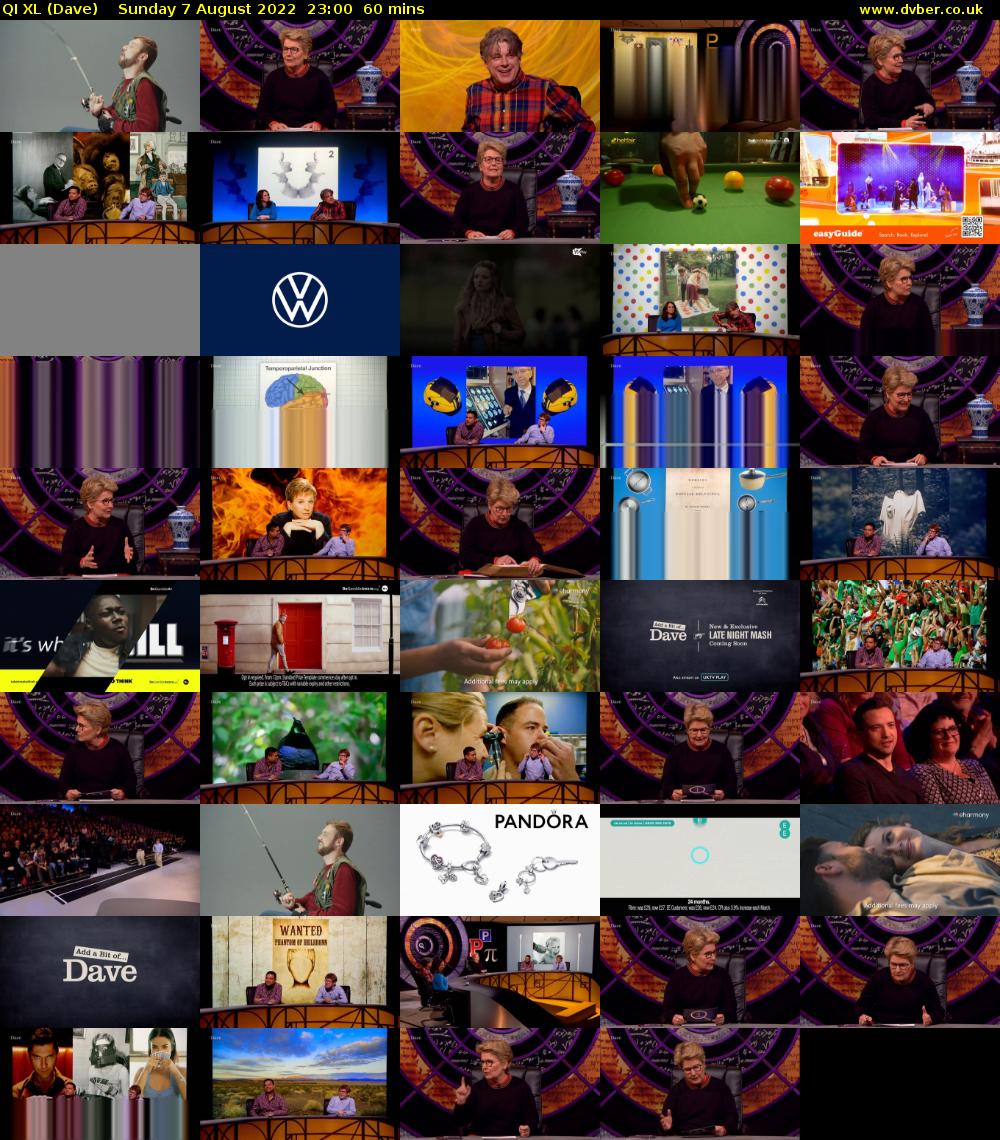 QI XL (Dave) Sunday 7 August 2022 23:00 - 00:00