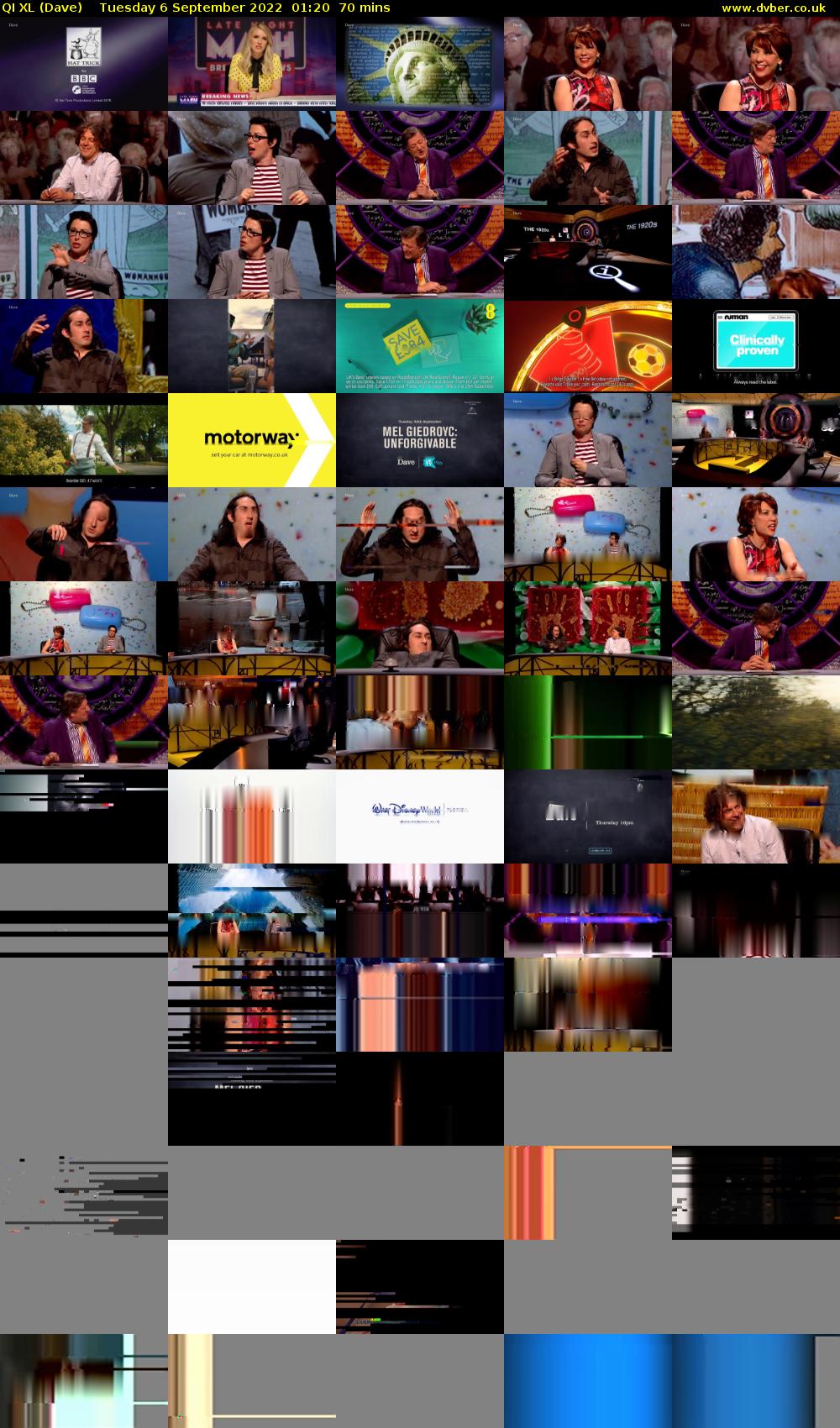 QI XL (Dave) Tuesday 6 September 2022 01:20 - 02:30