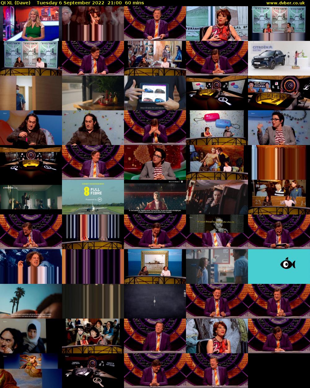 QI XL (Dave) Tuesday 6 September 2022 21:00 - 22:00