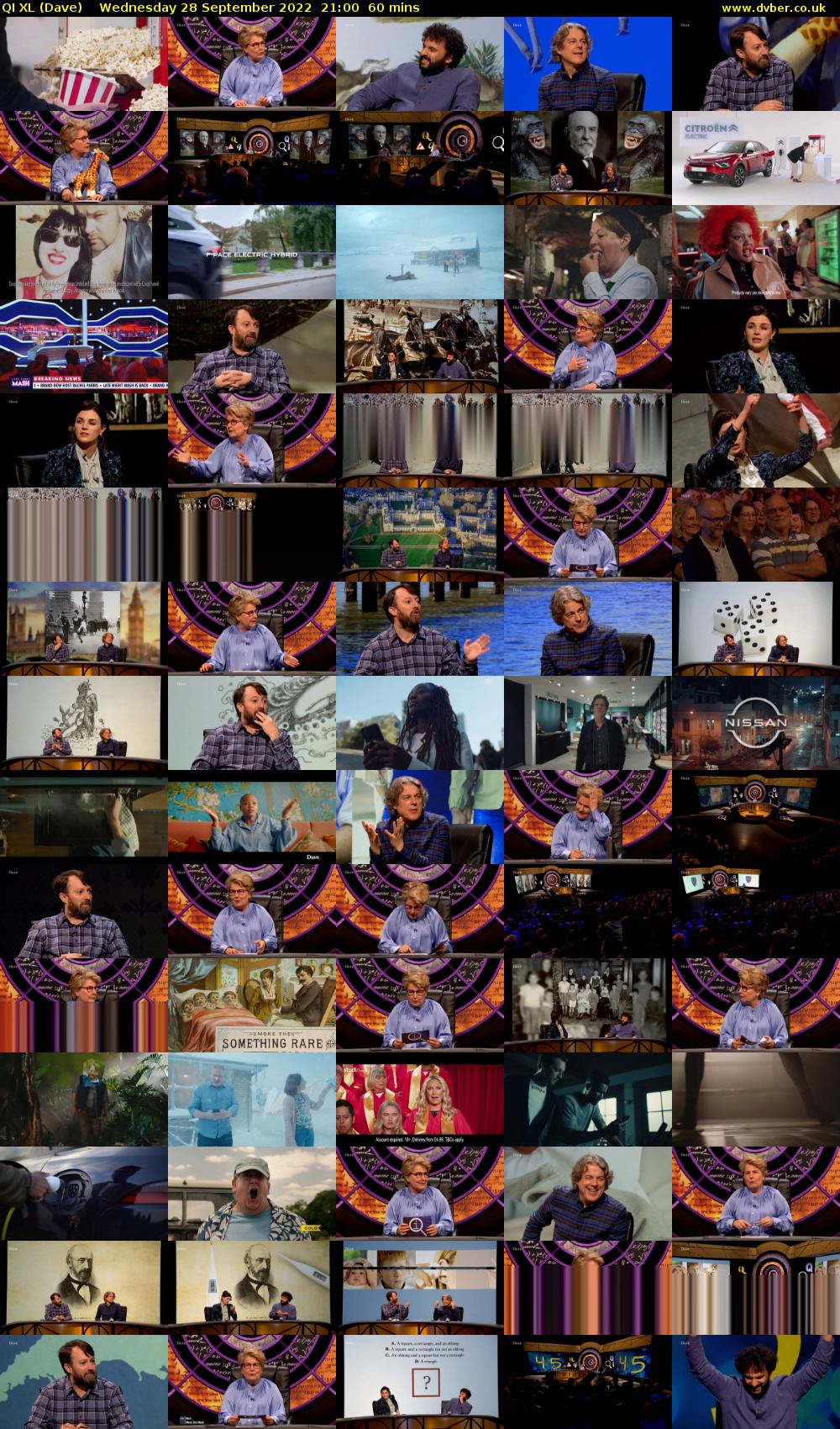 QI XL (Dave) Wednesday 28 September 2022 21:00 - 22:00