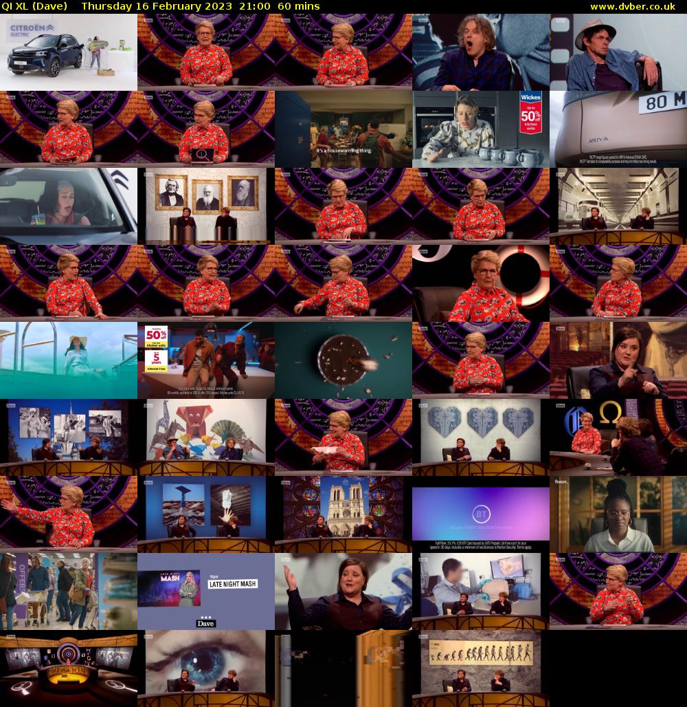 QI XL (Dave) Thursday 16 February 2023 21:00 - 22:00
