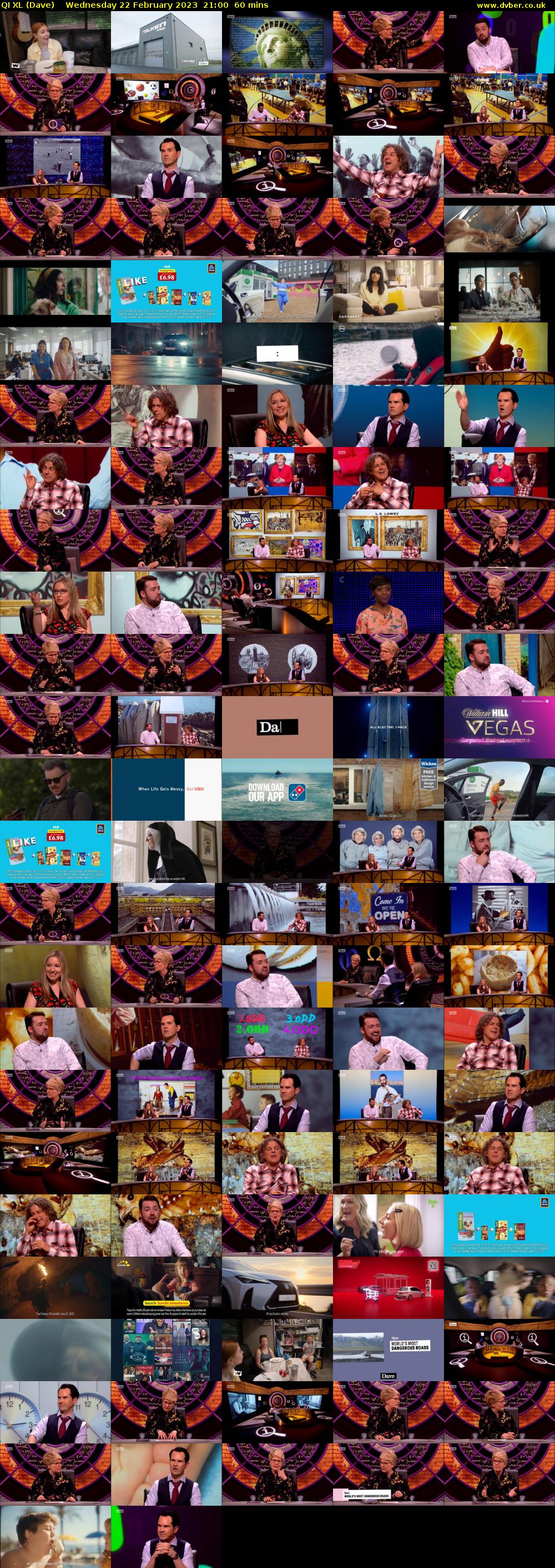 QI XL (Dave) Wednesday 22 February 2023 21:00 - 22:00