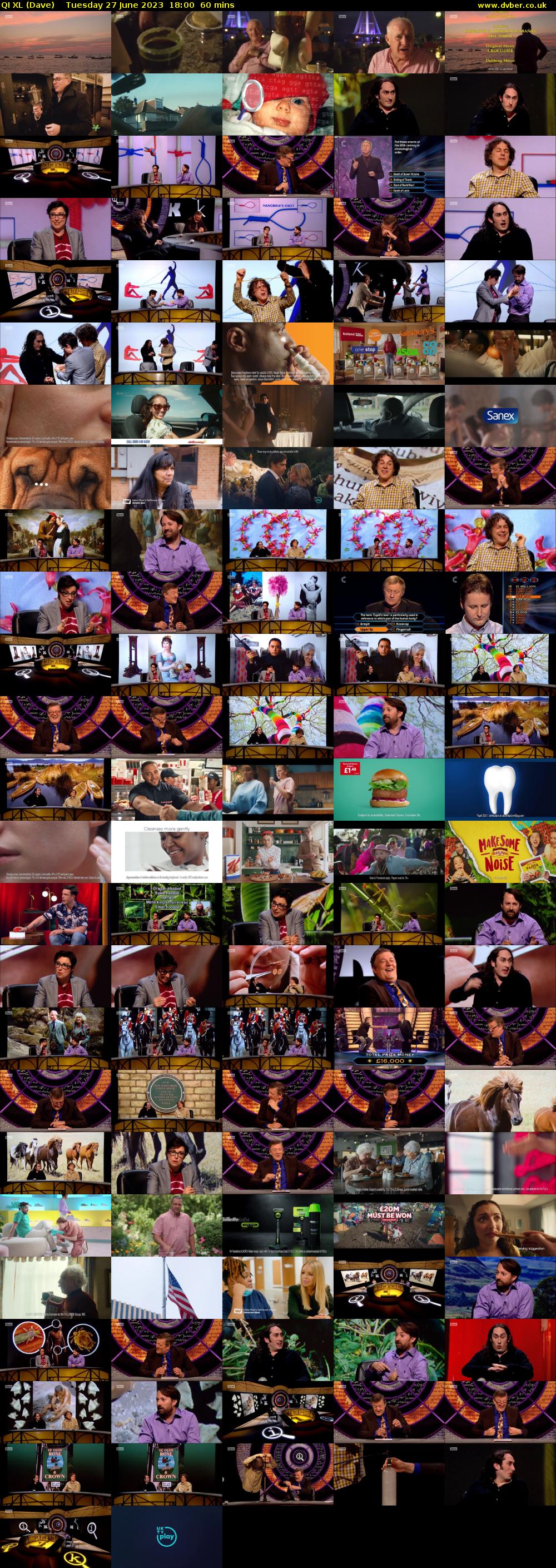 QI XL (Dave) Tuesday 27 June 2023 18:00 - 19:00