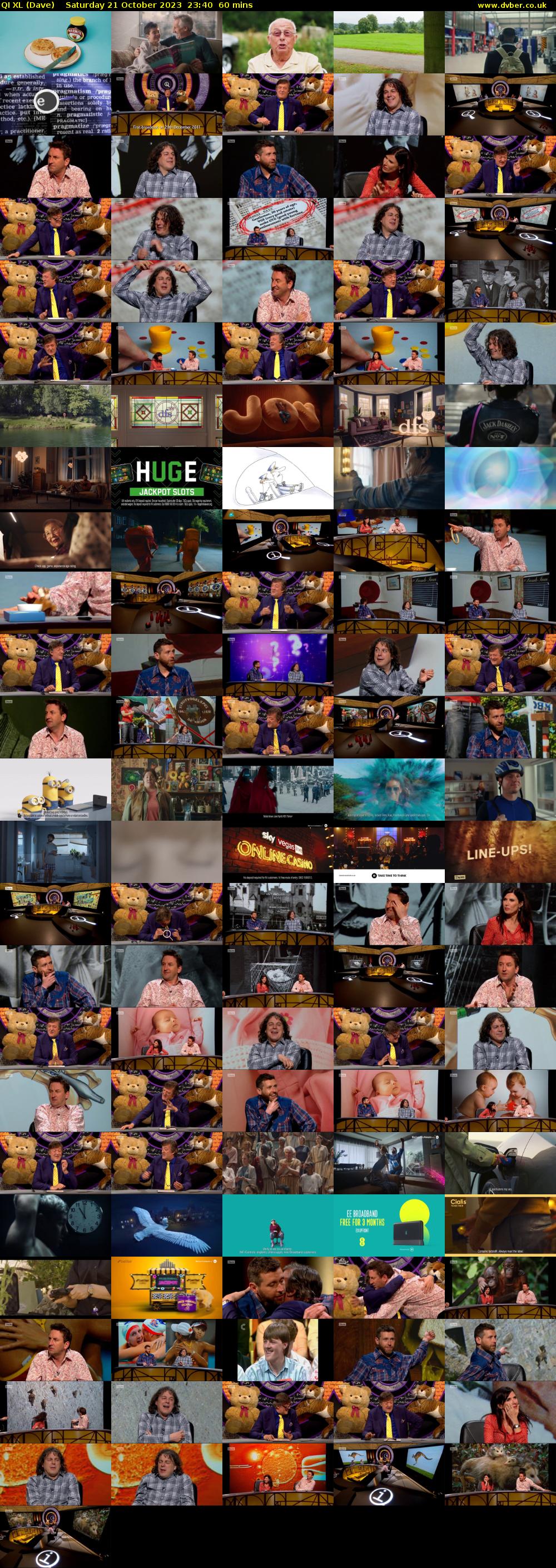 QI XL (Dave) Saturday 21 October 2023 23:40 - 00:40