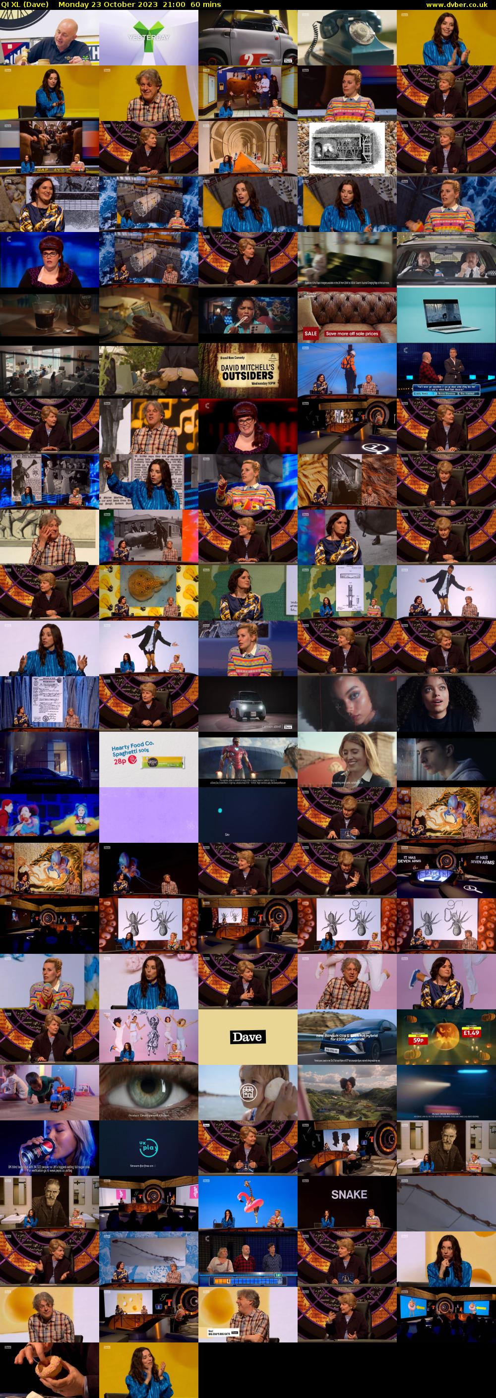 QI XL (Dave) Monday 23 October 2023 21:00 - 22:00