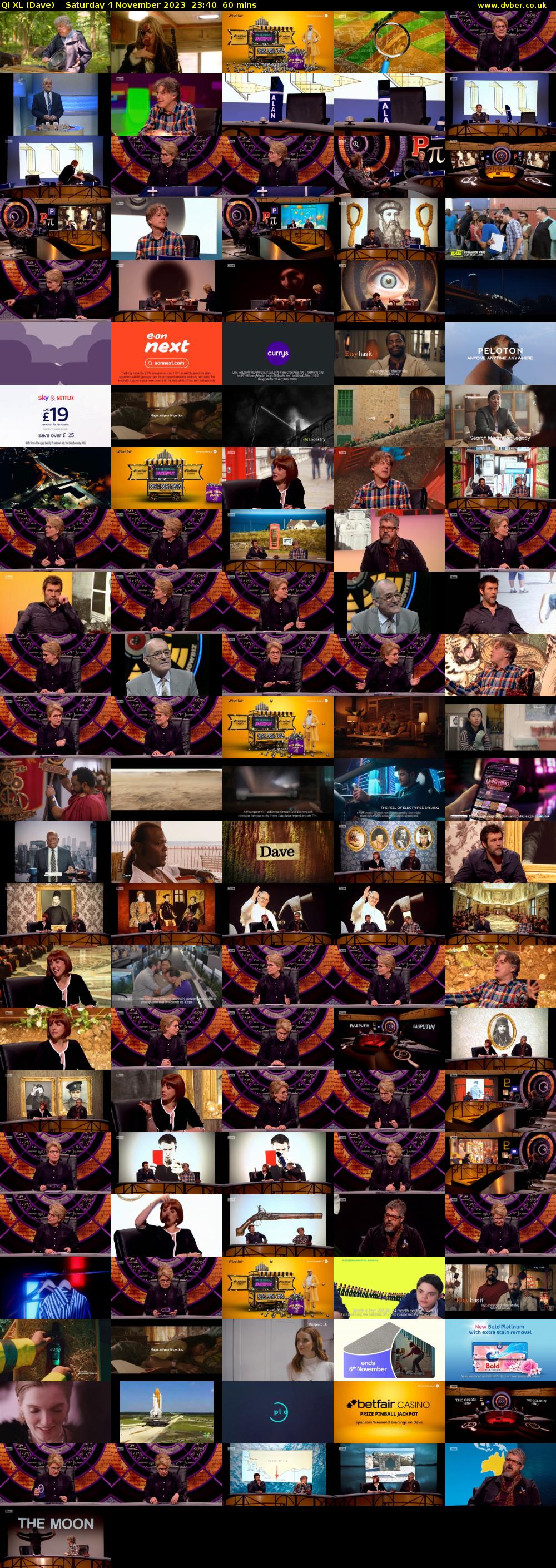 QI XL (Dave) Saturday 4 November 2023 23:40 - 00:40