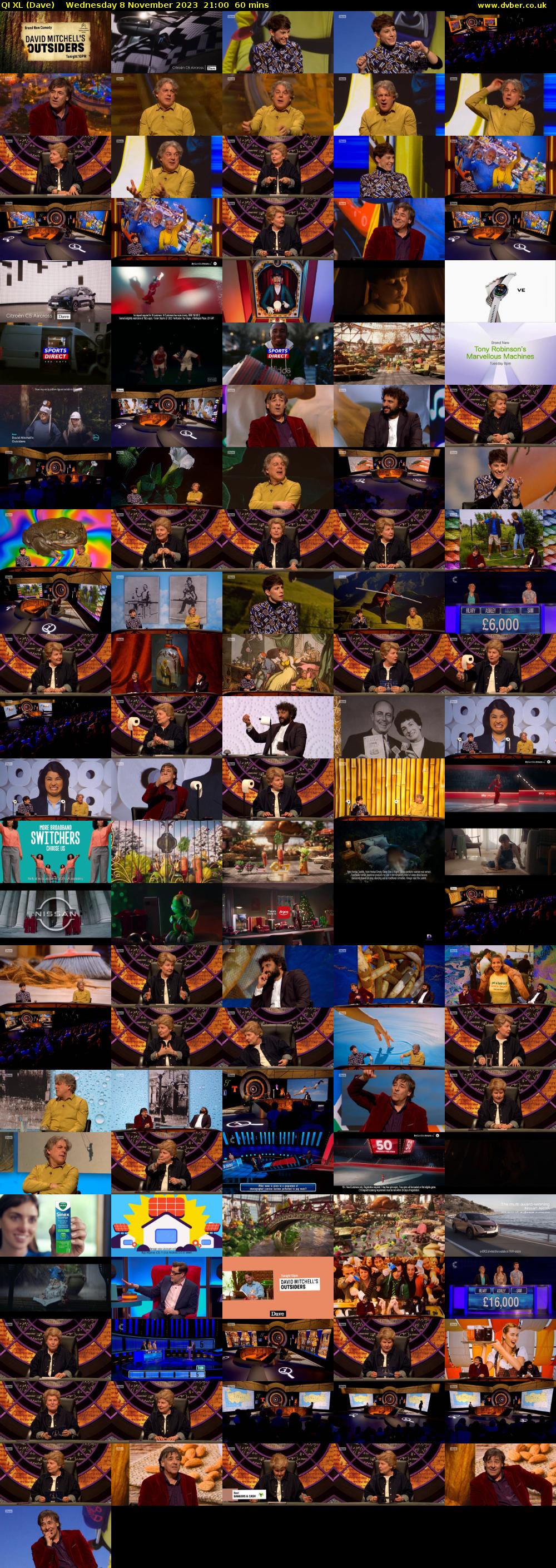 QI XL (Dave) Wednesday 8 November 2023 21:00 - 22:00
