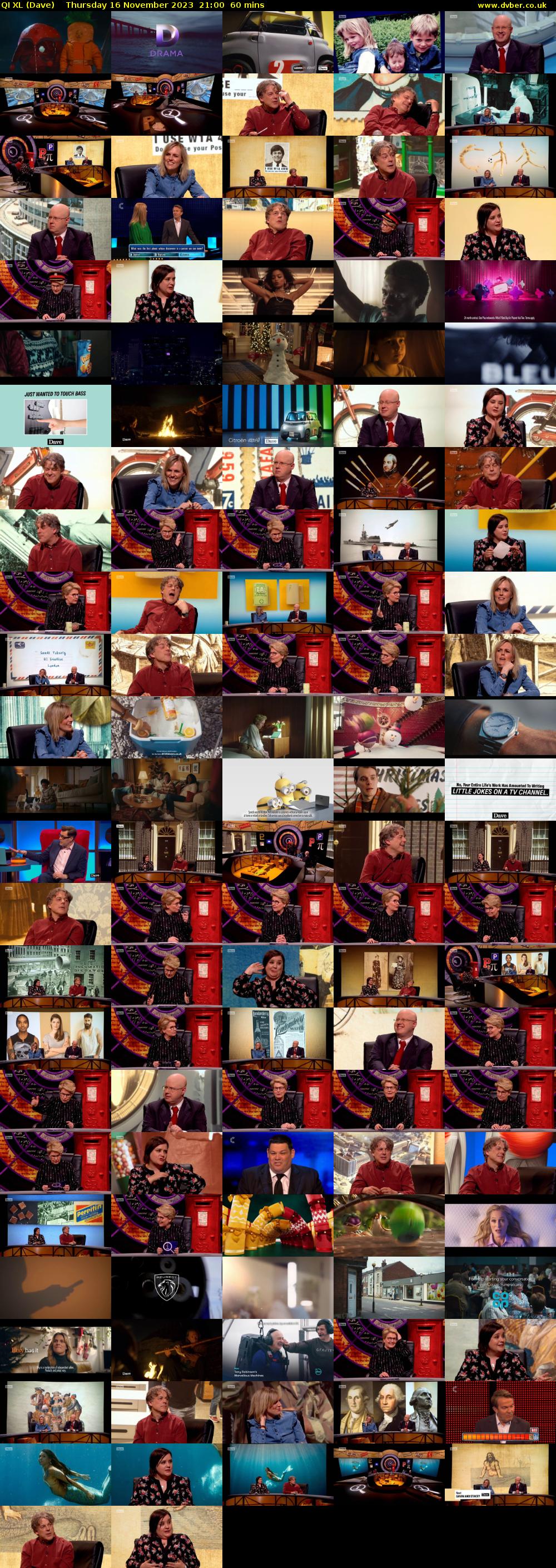 QI XL (Dave) Thursday 16 November 2023 21:00 - 22:00