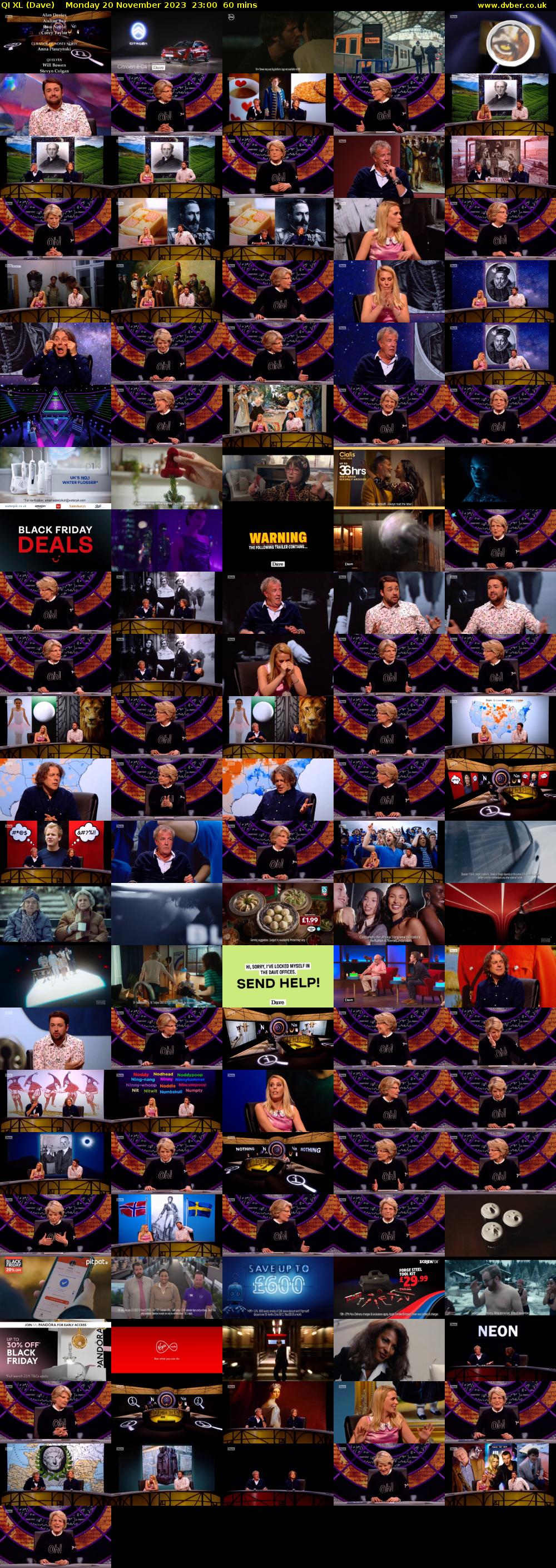 QI XL (Dave) Monday 20 November 2023 23:00 - 00:00