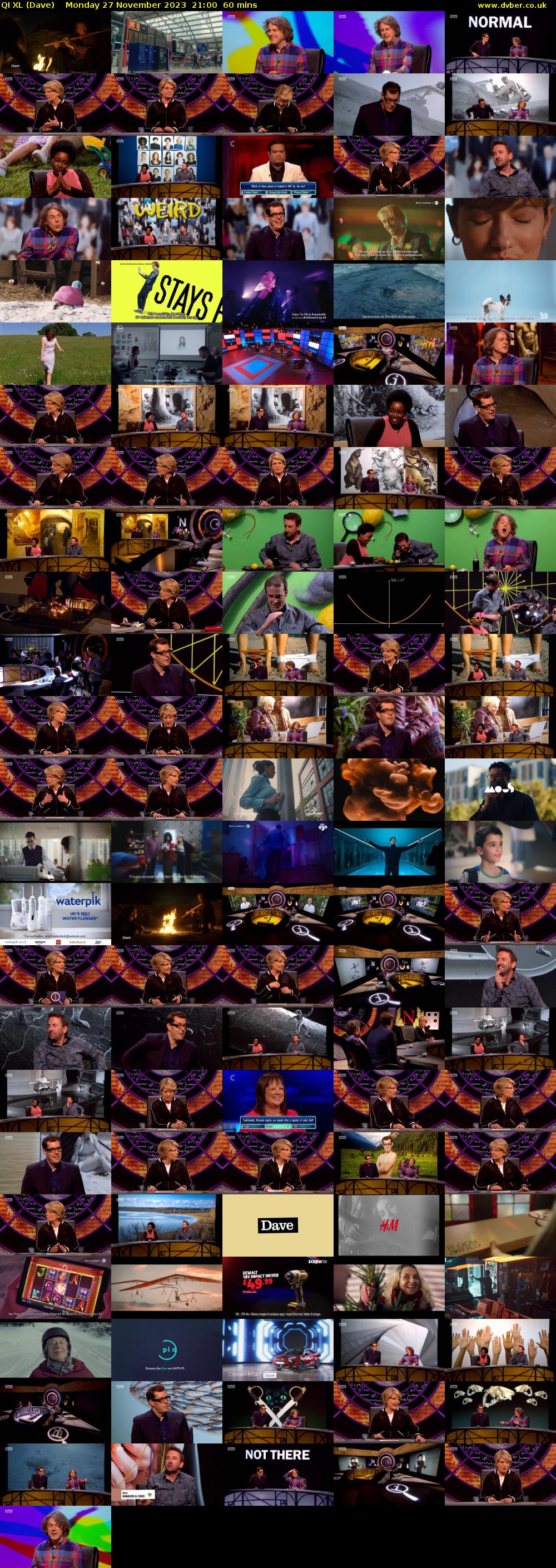 QI XL (Dave) Monday 27 November 2023 21:00 - 22:00