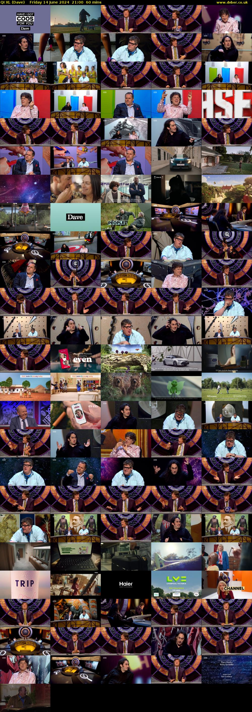 QI XL (Dave) Friday 14 June 2024 21:00 - 22:00
