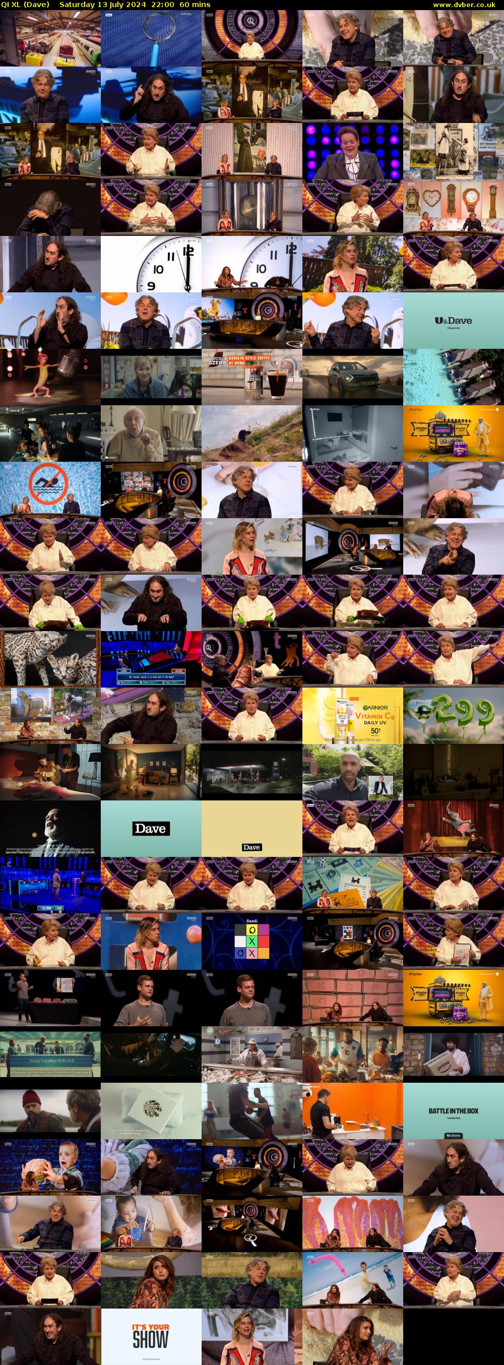 QI XL (Dave) Saturday 13 July 2024 22:00 - 23:00