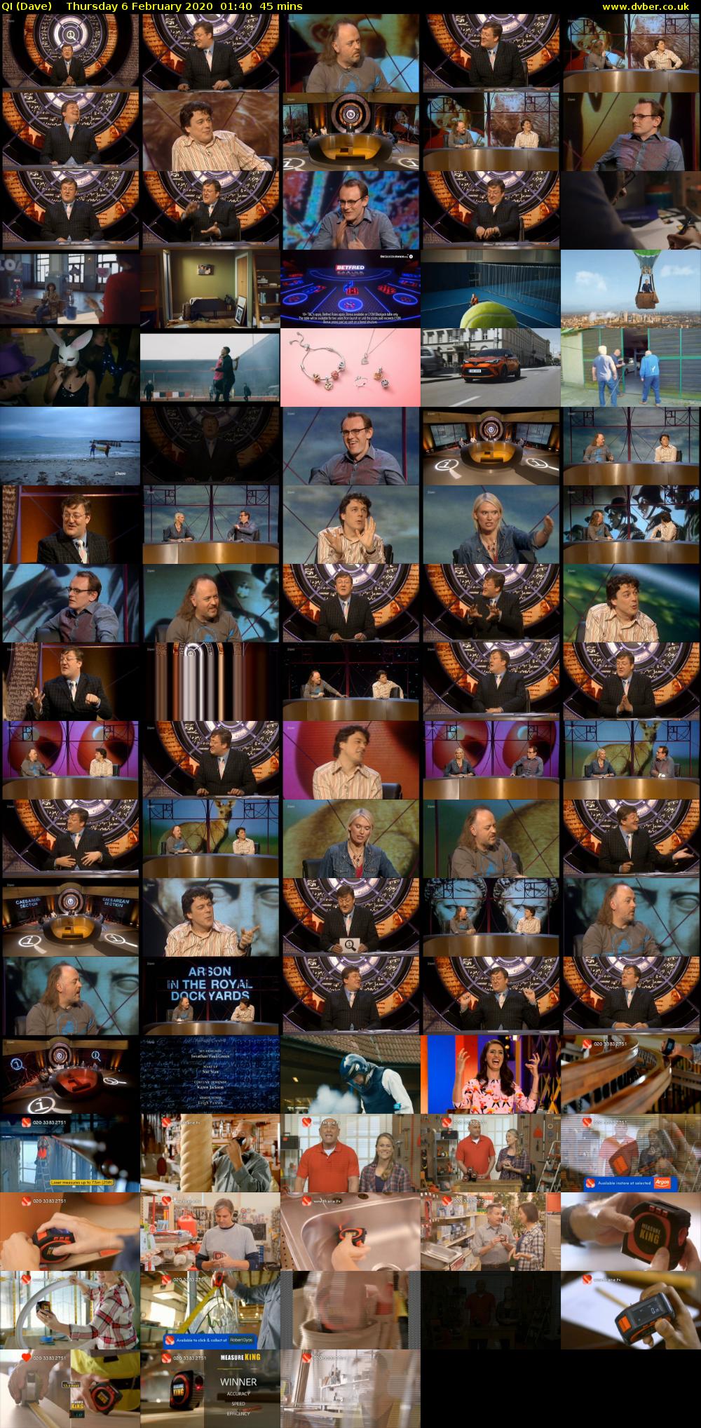 QI (Dave) Thursday 6 February 2020 01:40 - 02:25