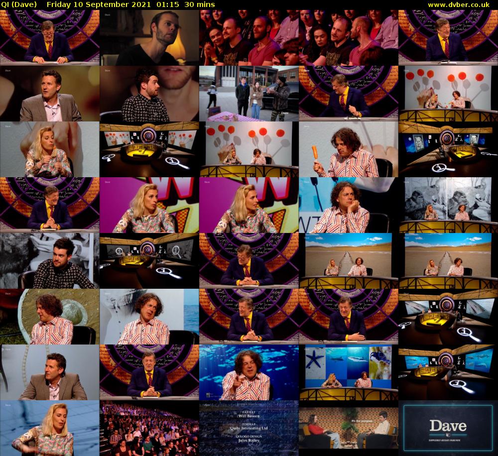 QI (Dave) Friday 10 September 2021 02:15 - 02:45