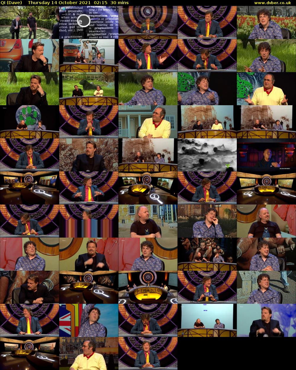 QI (Dave) Thursday 14 October 2021 02:15 - 02:45