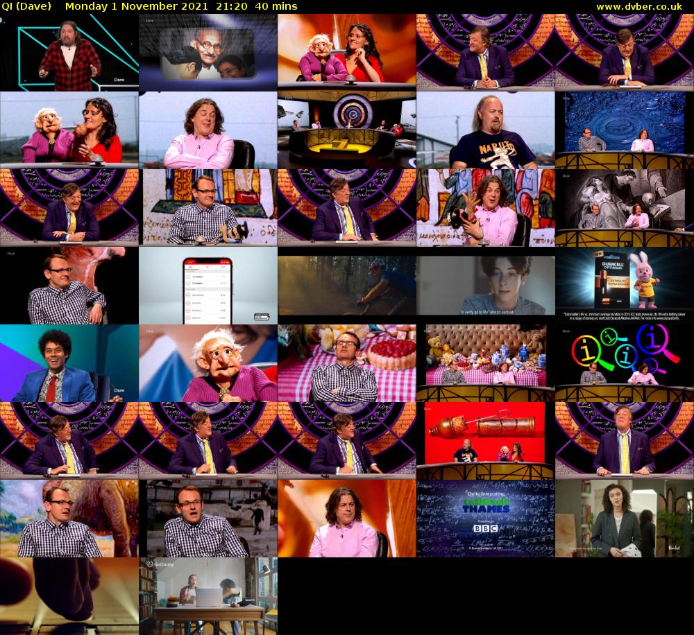 QI (Dave) Monday 1 November 2021 21:20 - 22:00