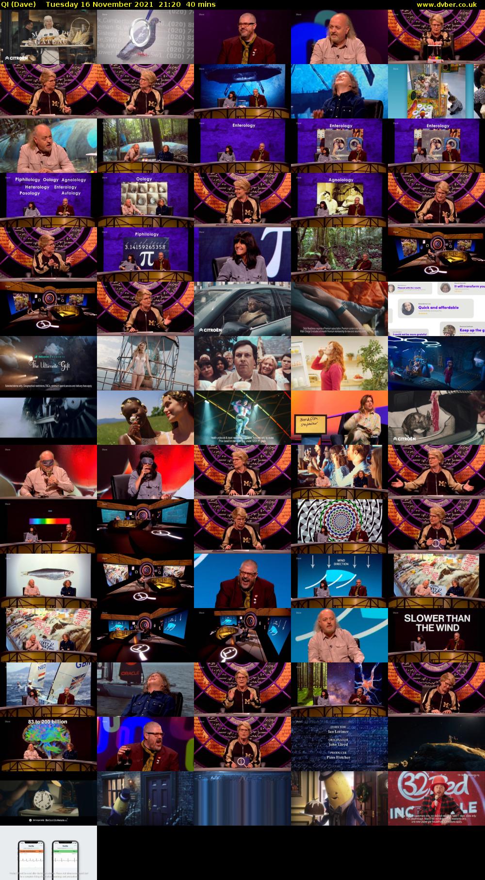 QI (Dave) Tuesday 16 November 2021 21:20 - 22:00