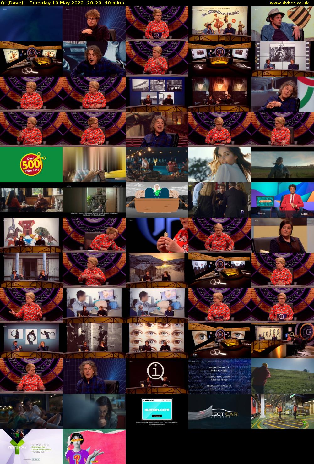 QI (Dave) Tuesday 10 May 2022 20:20 - 21:00