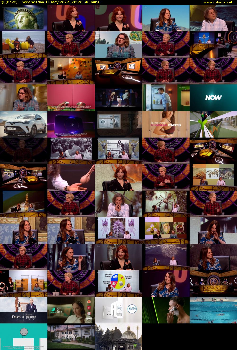 QI (Dave) Wednesday 11 May 2022 20:20 - 21:00