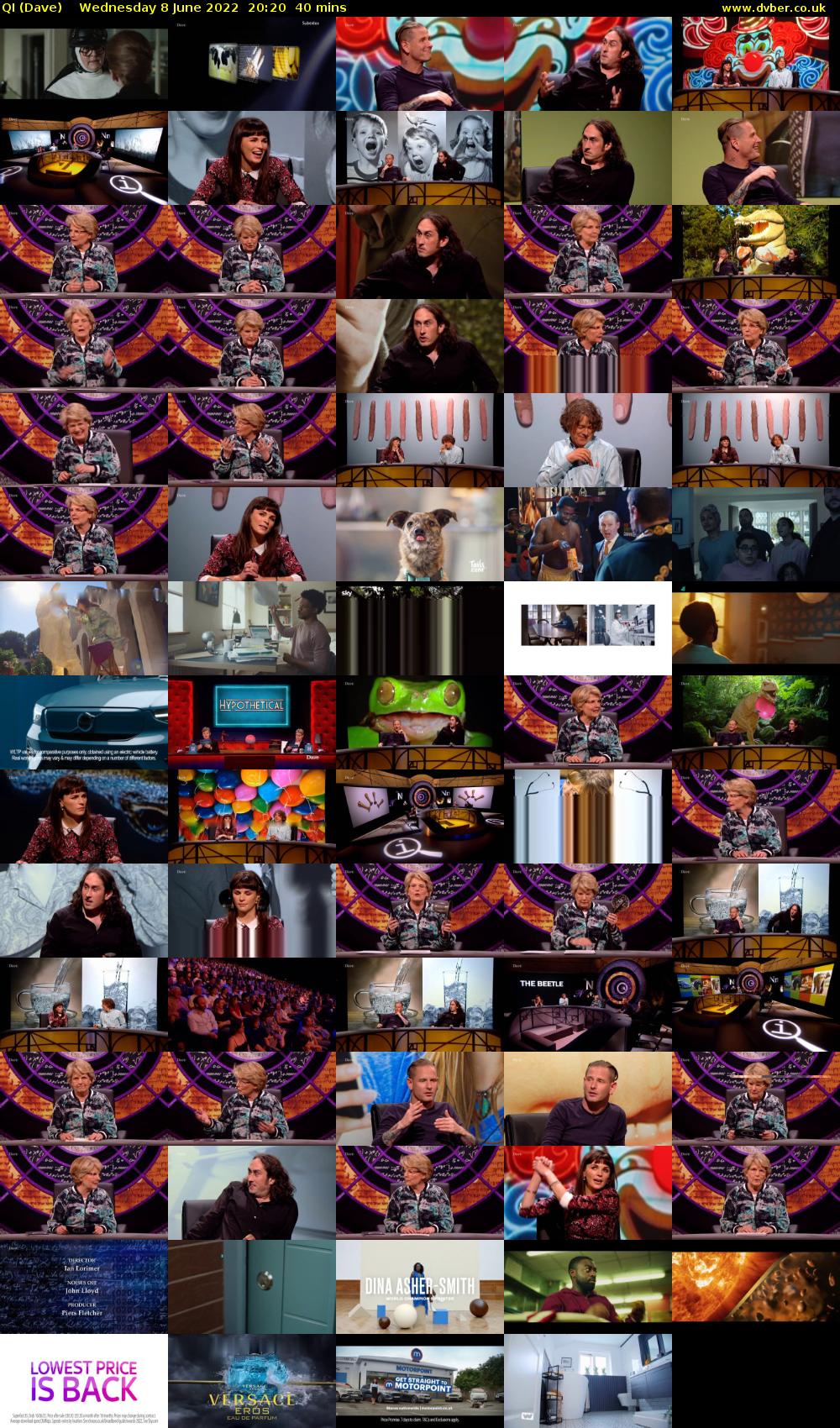 QI (Dave) Wednesday 8 June 2022 20:20 - 21:00