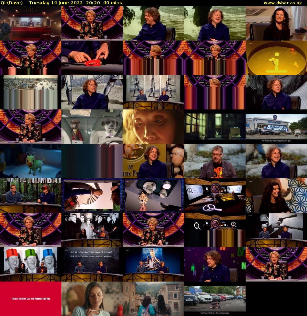 QI (Dave) Tuesday 14 June 2022 20:20 - 21:00