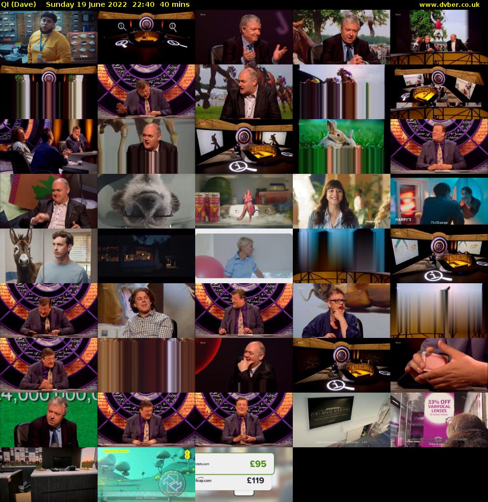 QI (Dave) Sunday 19 June 2022 22:40 - 23:20
