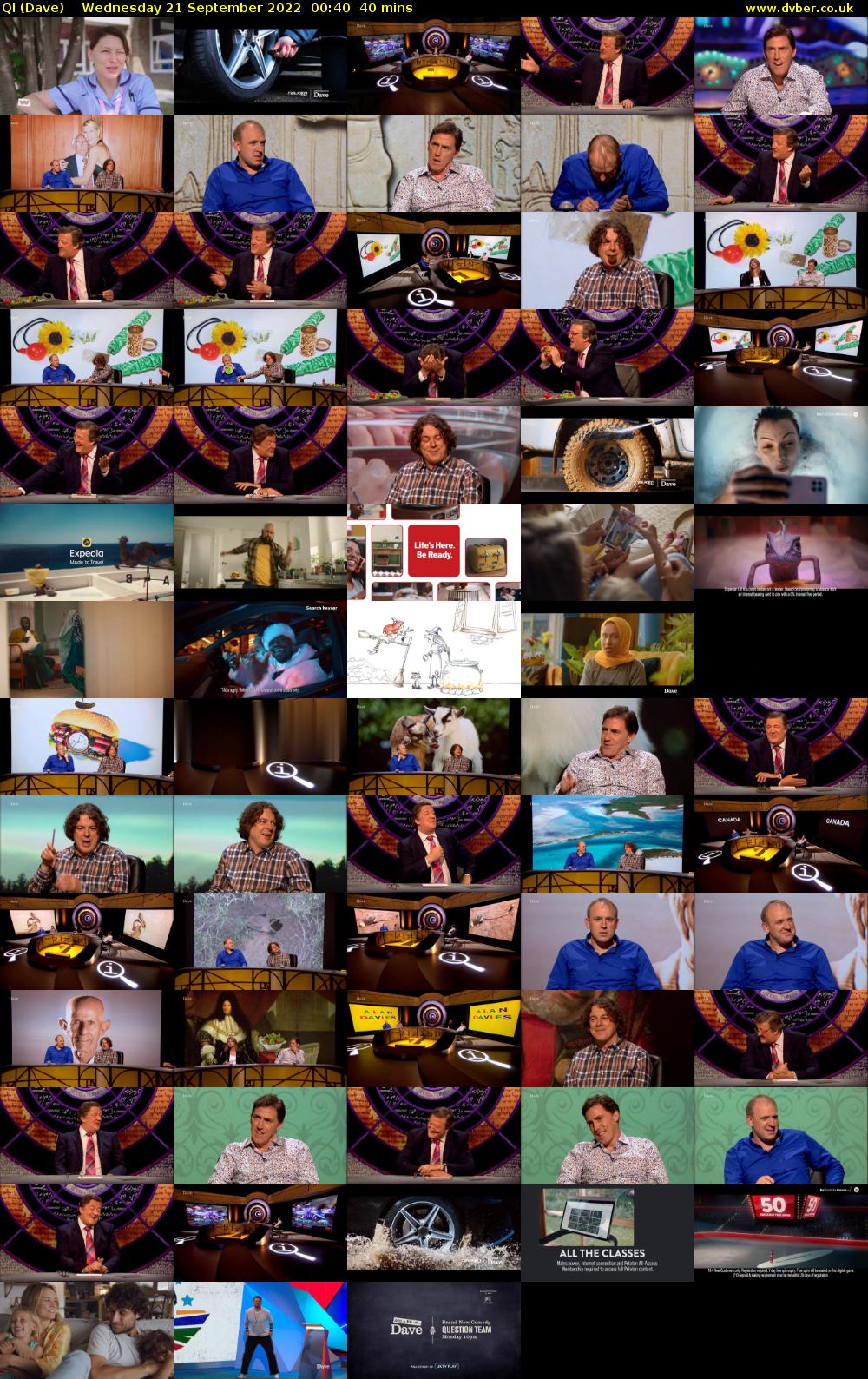 QI (Dave) Wednesday 21 September 2022 00:40 - 01:20