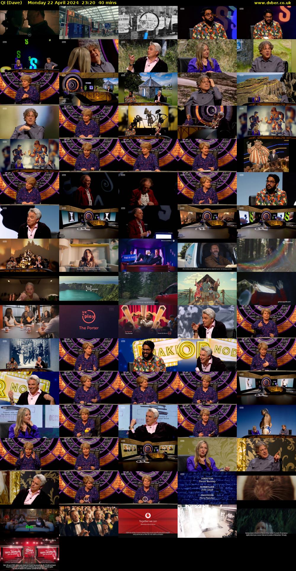 QI (Dave) Monday 22 April 2024 23:20 - 00:00