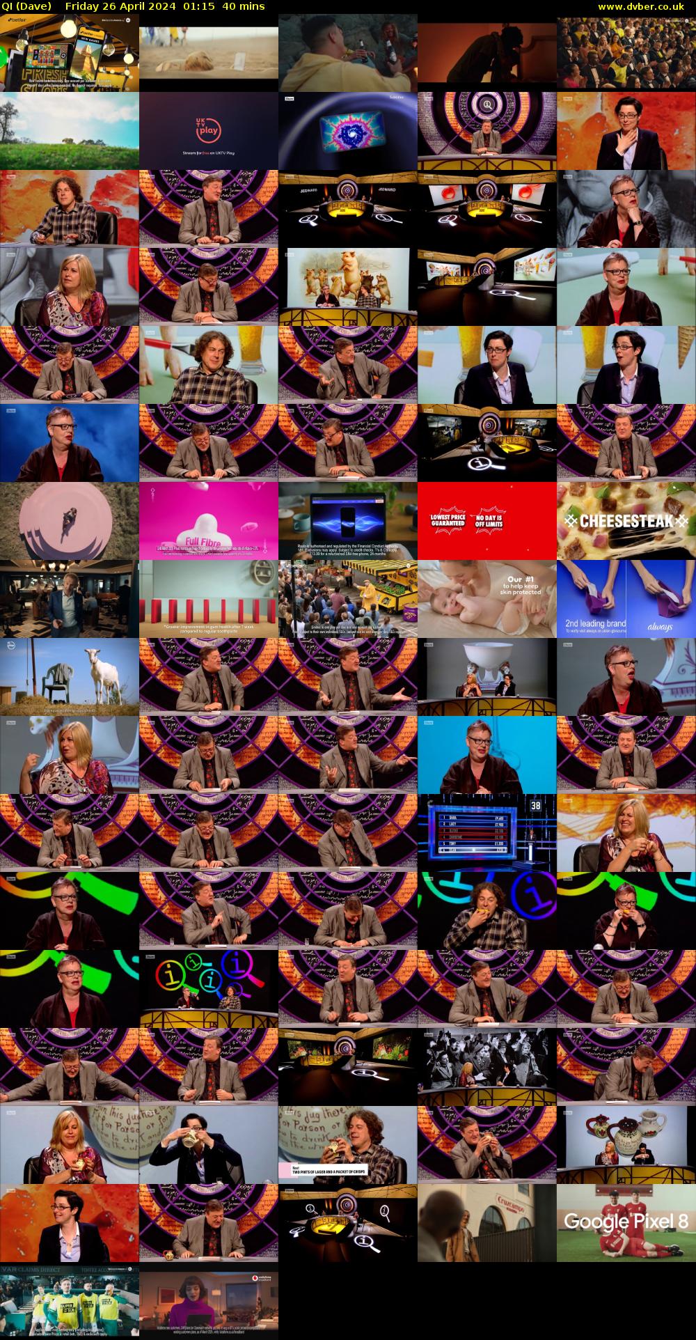 QI (Dave) Friday 26 April 2024 01:15 - 01:55