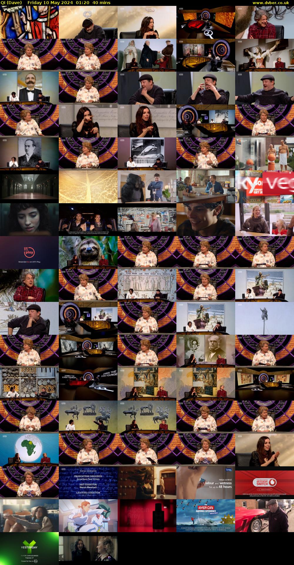 QI (Dave) Friday 10 May 2024 01:20 - 02:00
