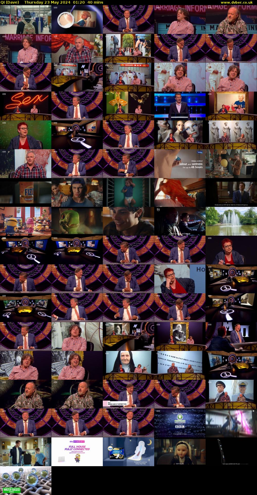 QI (Dave) Thursday 23 May 2024 01:20 - 02:00