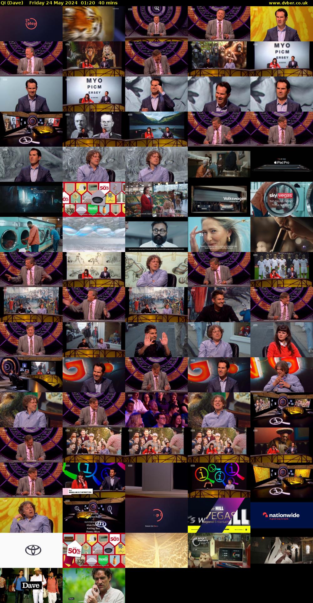 QI (Dave) Friday 24 May 2024 01:20 - 02:00