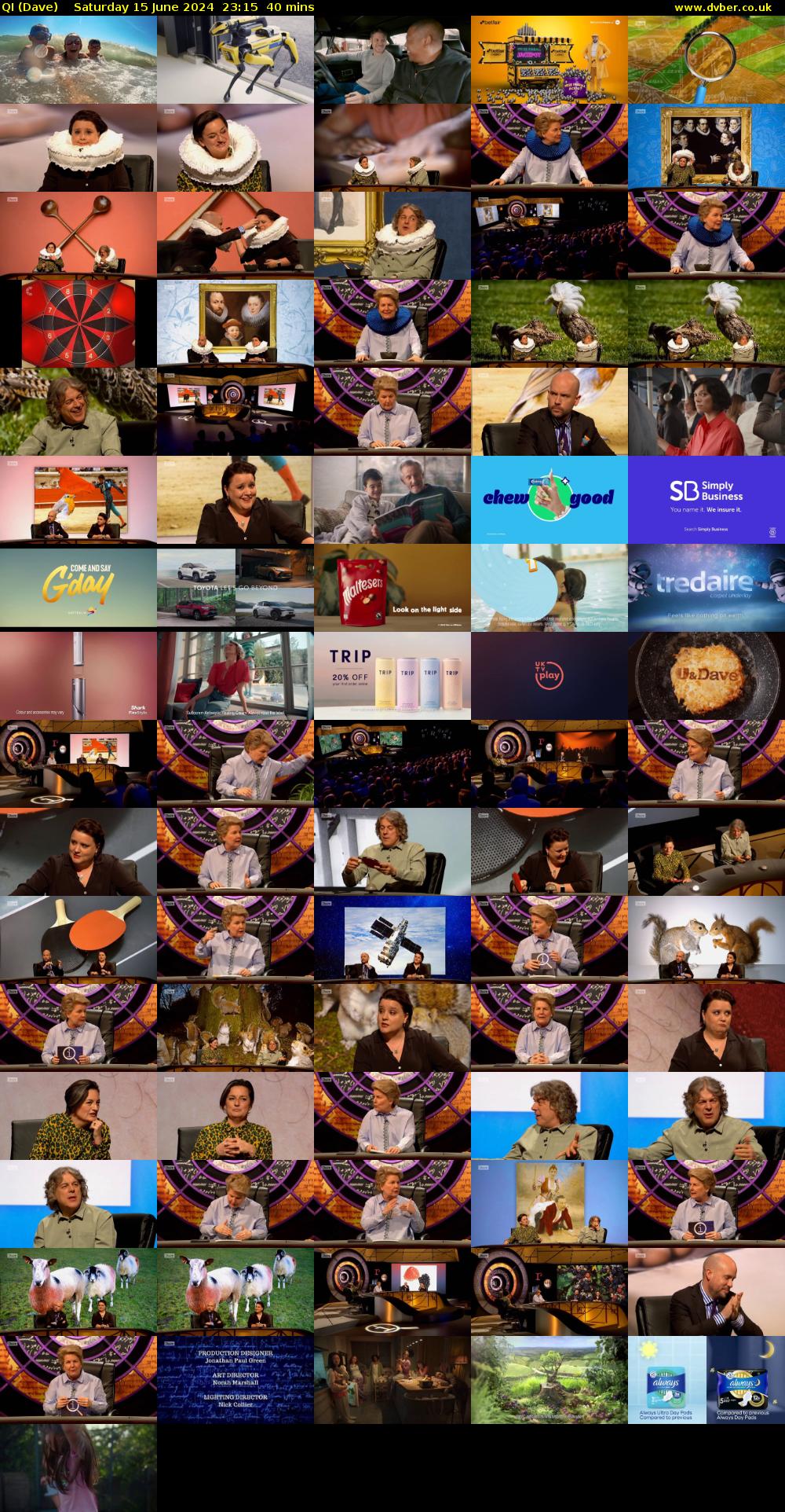 QI (Dave) Saturday 15 June 2024 23:15 - 23:55