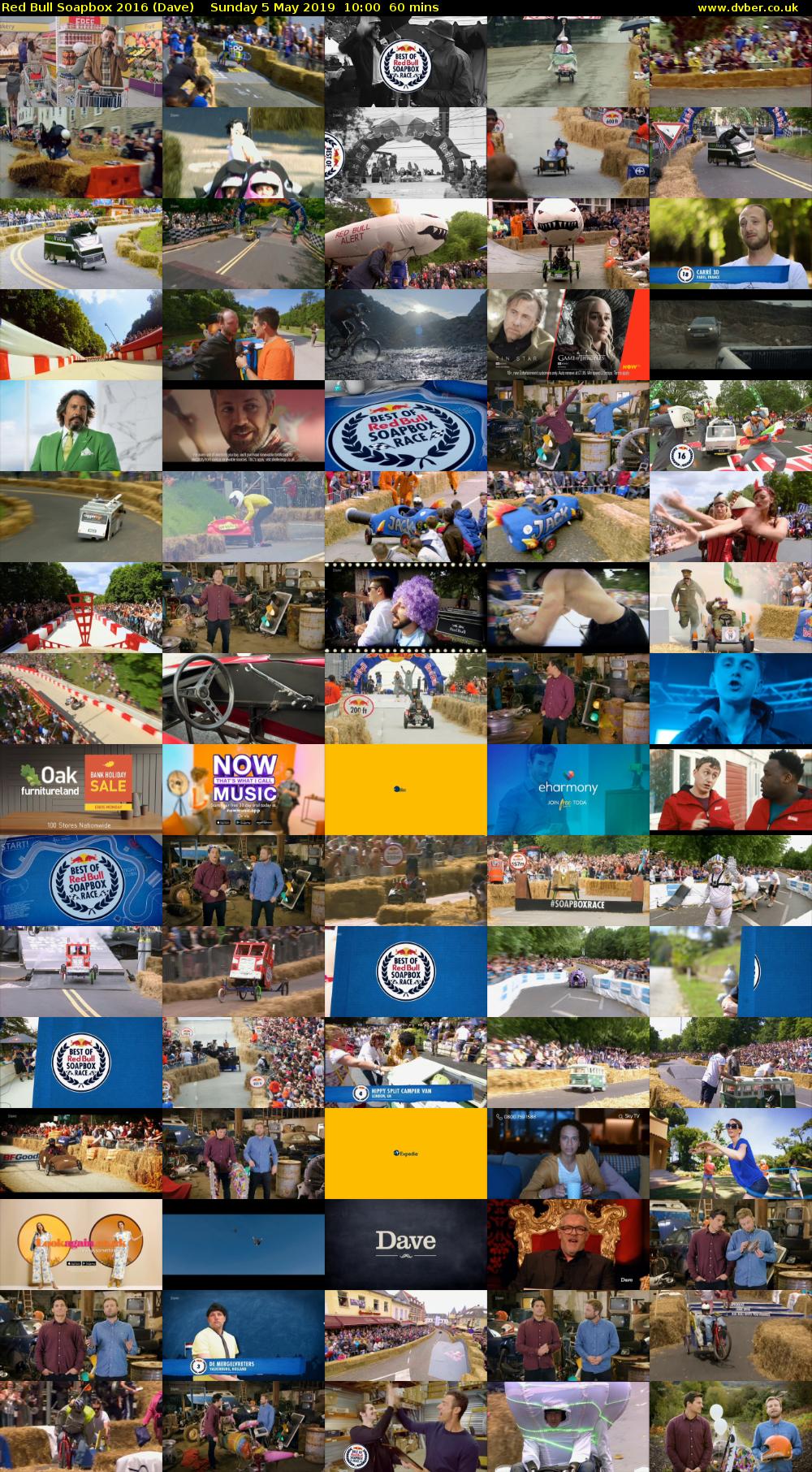 Red Bull Soapbox 2016 (Dave) Sunday 5 May 2019 10:00 - 11:00