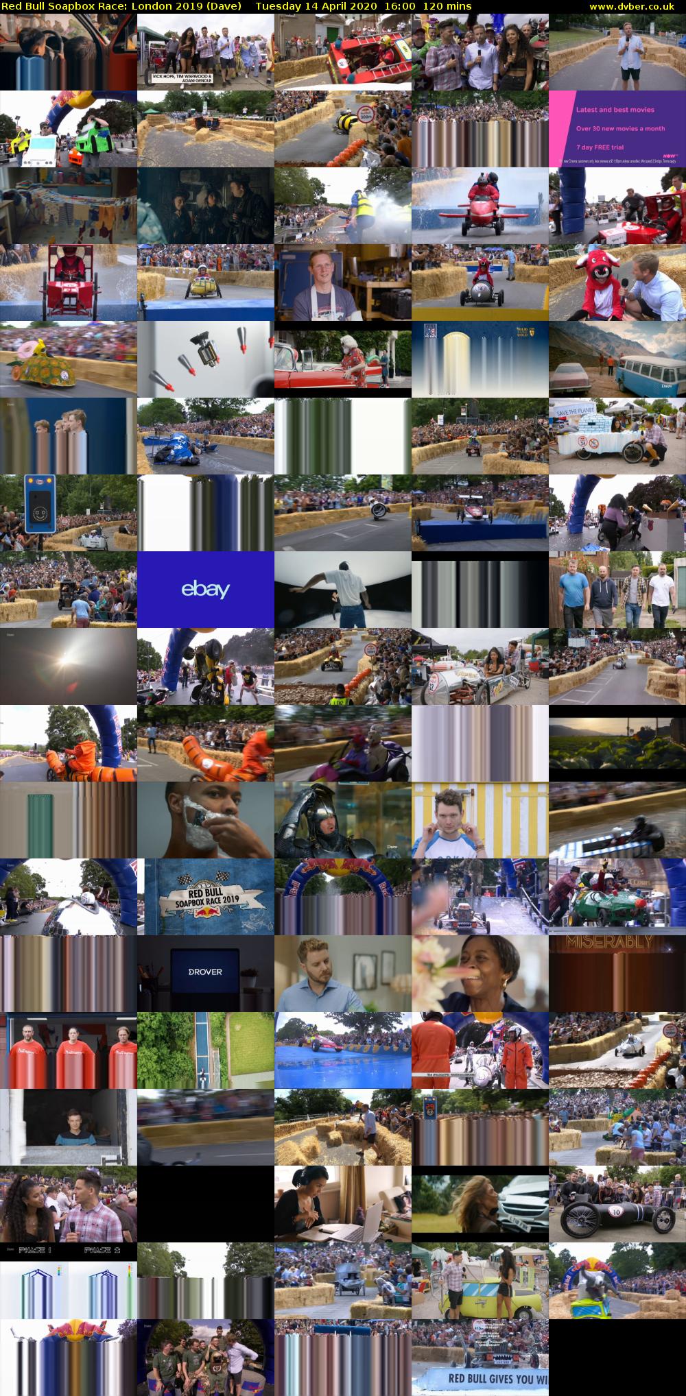 Red Bull Soapbox Race: London 2019 (Dave) Tuesday 14 April 2020 16:00 - 18:00