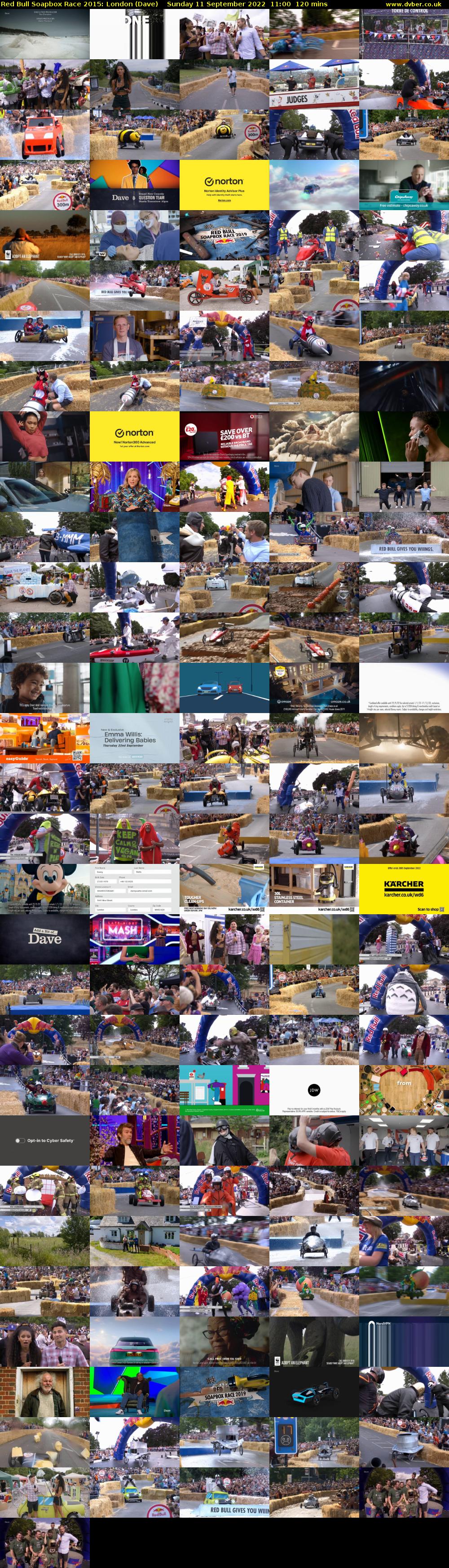 Red Bull Soapbox Race 2015: London (Dave) Sunday 11 September 2022 11:00 - 13:00