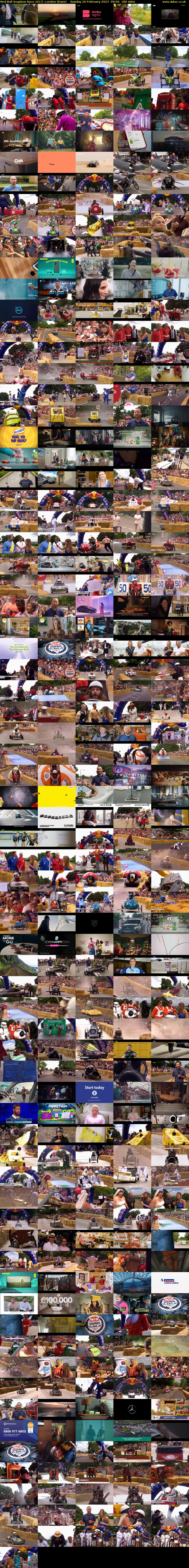 Red Bull Soapbox Race 2017: London (Dave) Sunday 26 February 2023 09:00 - 12:00