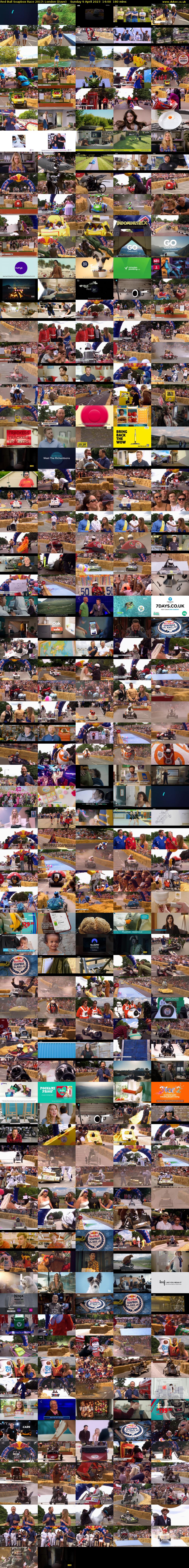 Red Bull Soapbox Race 2017: London (Dave) Sunday 9 April 2023 14:00 - 17:00