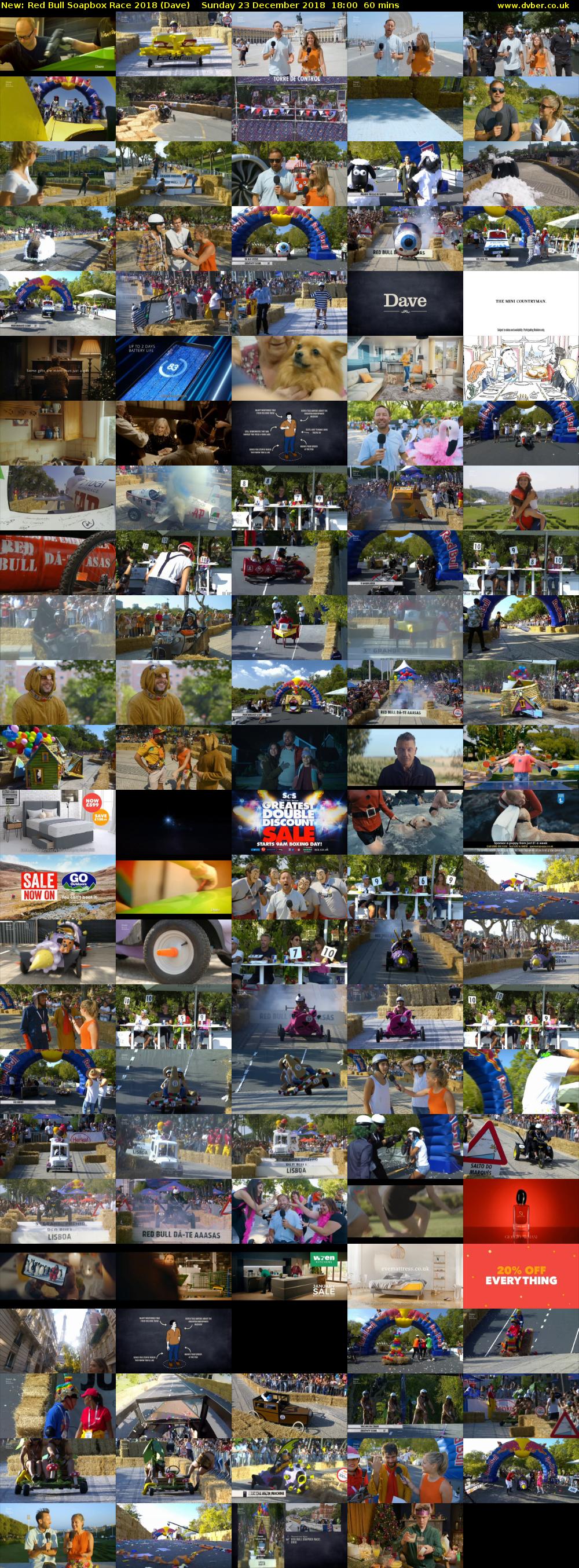 Red Bull Soapbox Race 2018 (Dave) Sunday 23 December 2018 18:00 - 19:00