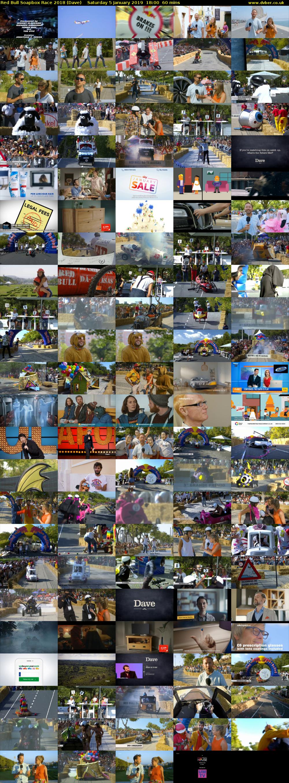 Red Bull Soapbox Race 2018 (Dave) Saturday 5 January 2019 18:00 - 19:00